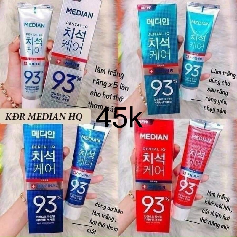 kem đánh răng Median 93