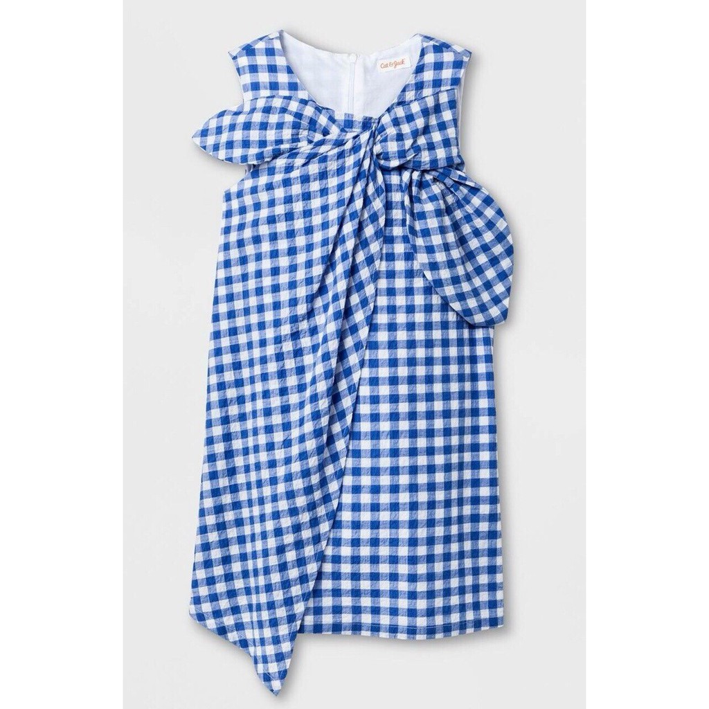 Đầm bé gái Cat&Jack kẻ Gingham