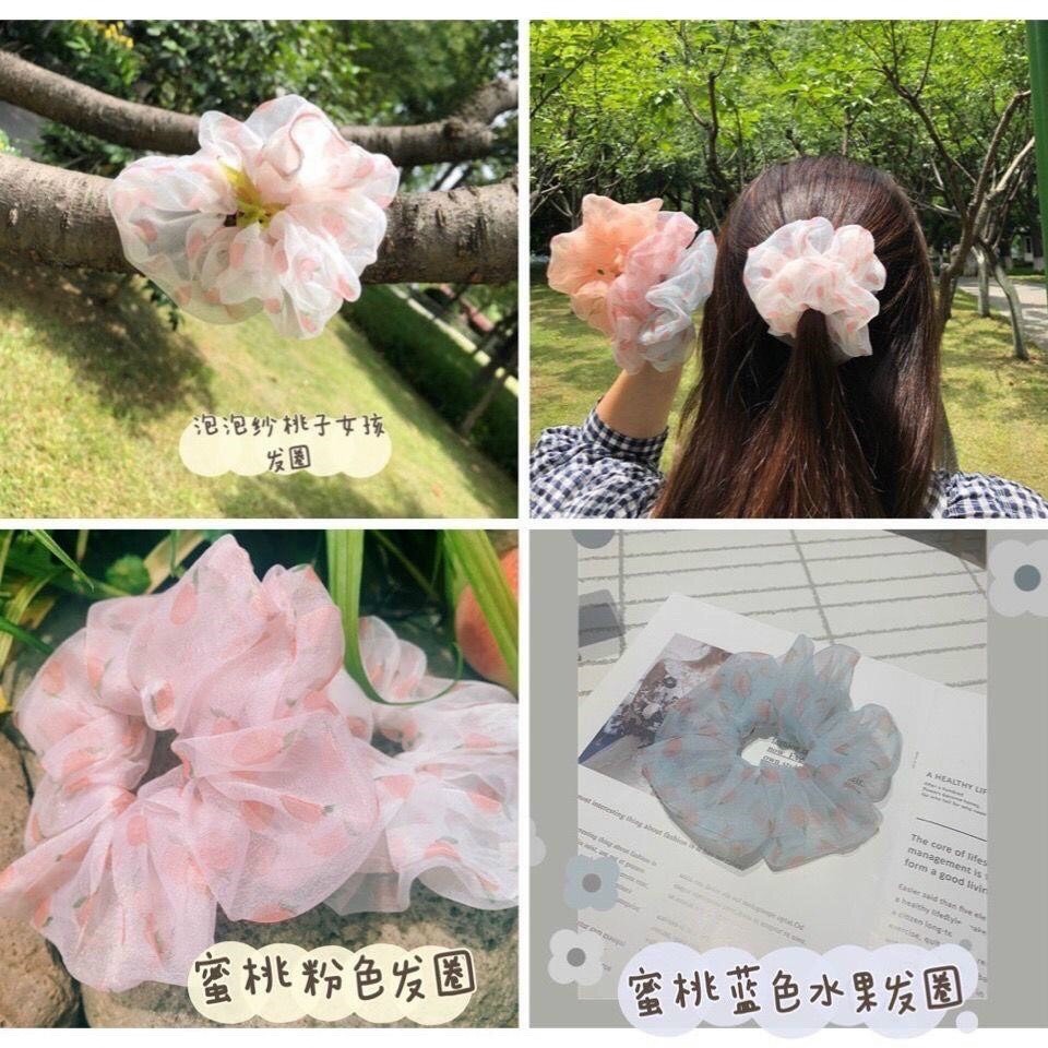 Dây buộc tóc Scrunchies Đủ Hình Họa Tiết GIÁ SỈ  .