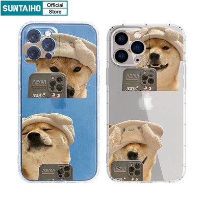 Ốp lưng iphone Ốp điện thoại Suntaiho chất liệu TPU trong suốt cho IPhone 13 12 11 Pro Max X Xs Max XR 8 7 6 6S Plus