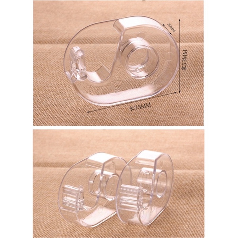 1 Hộp Nhựa 1.5CM Lưu Trữ Băng Keo Và Cắt Băng Keo