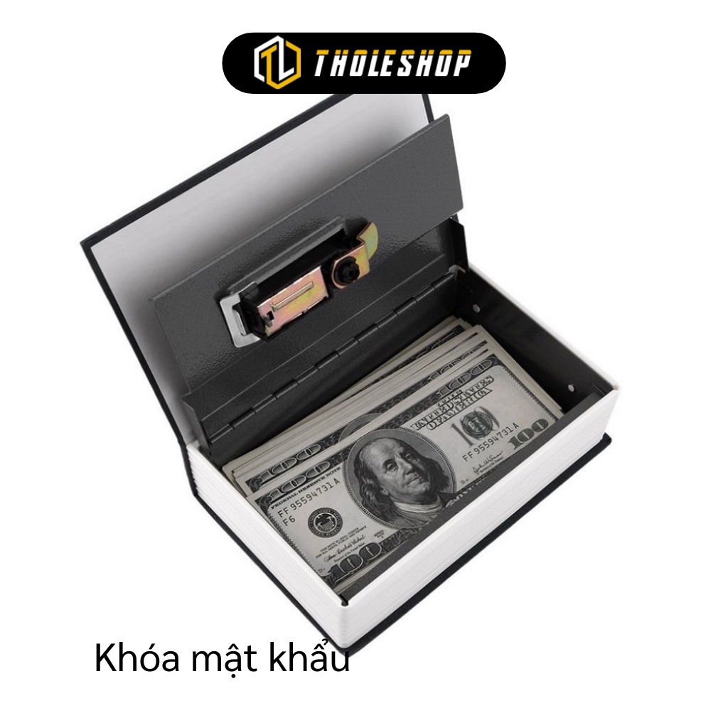 Két Sắt Mini - Két Sắt Hình Quyển Sách Giữ Tiền Thiết Kế Sáng Tạo Dùng Chìa Khóa 3731