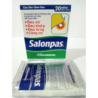 Cao dán SALONPAS Hộp 20 miếng