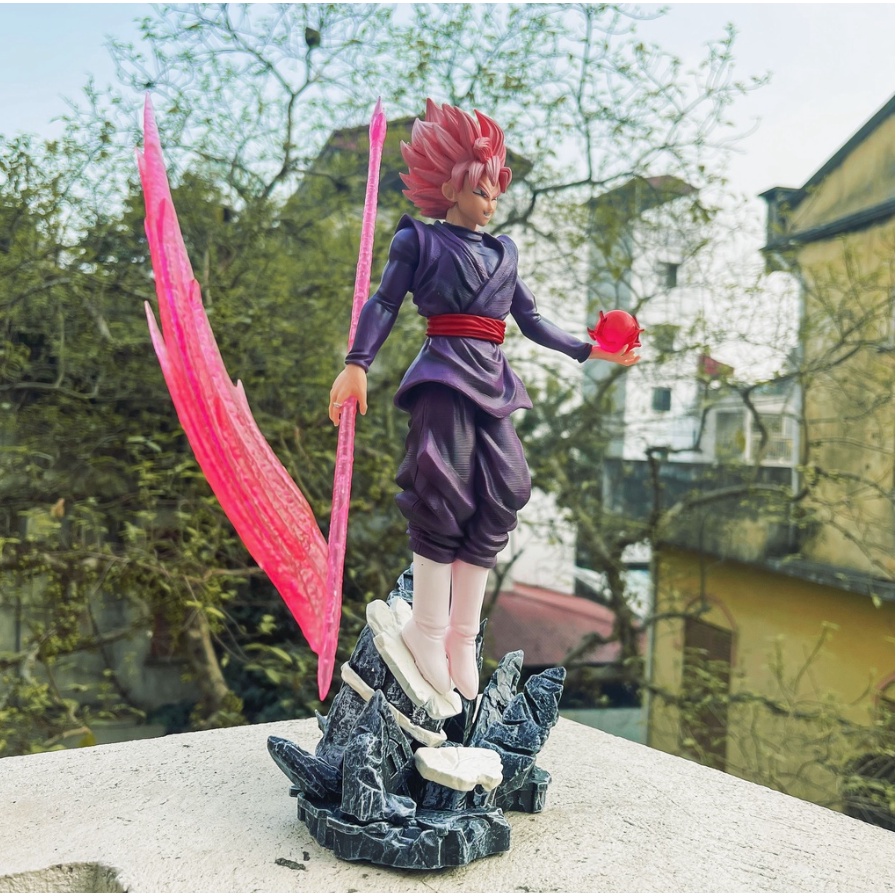[ Dưa hấu ] Mô hình nhân vật Goku Black Super Saiyan Rose zamas zamasu - Dragon Ball