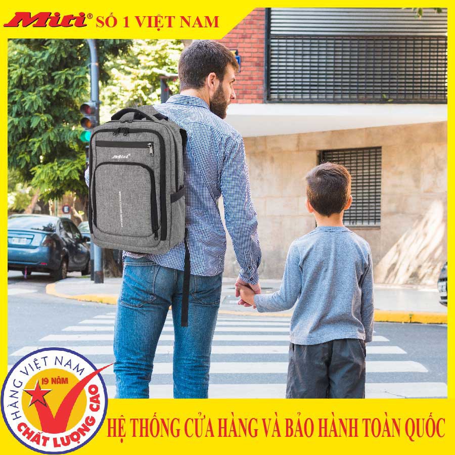 Balo Laptop 🍎FREE SHIP🍎 Balo Nhiều ngăn -Tiện dụng - Giá rẻ - Thương hiệu Việt Nam BL3738 [MiTi]