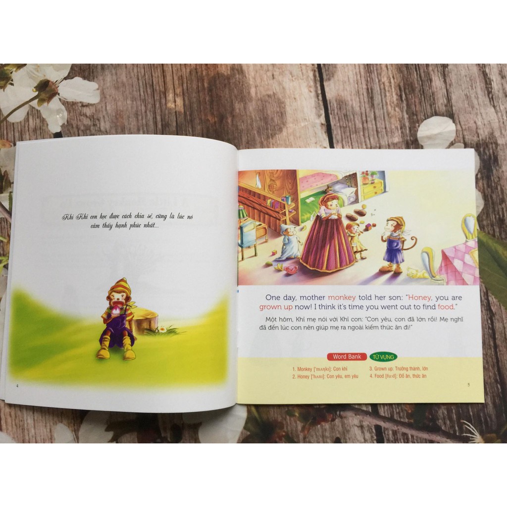 Sách - Nuôi Dưỡng Tâm Hồn (Truyện Tranh Song Ngữ Anh-Việt trọn bộ 10 Tập) | BigBuy360 - bigbuy360.vn