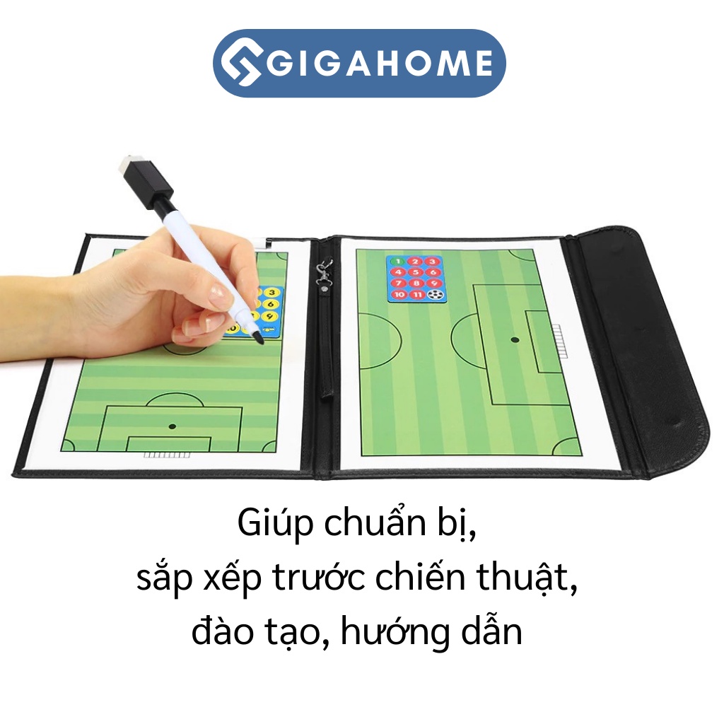Bảng Chiến Thuật Bóng Đá Gấp Gọn GIGAHOME Kèm Bút Dạ Tiện Lợi 6135