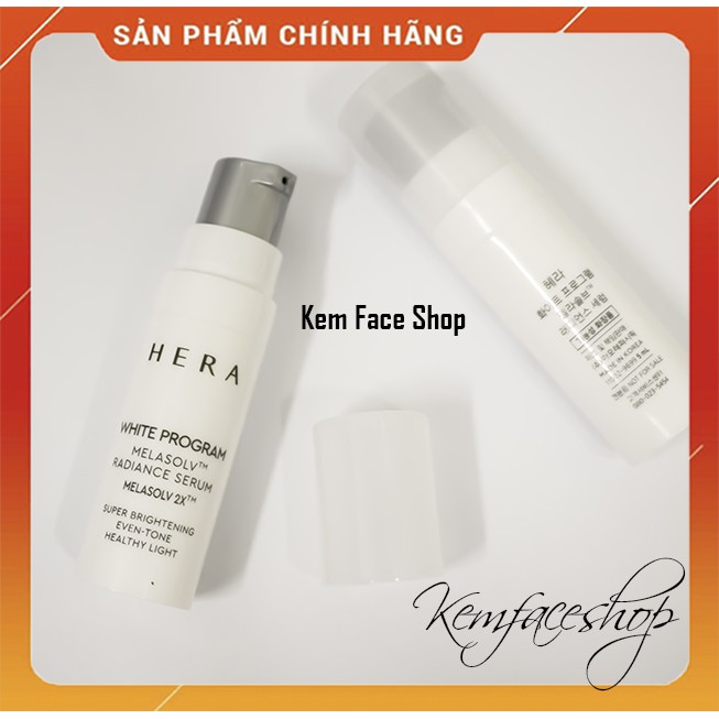Tinh chất dưỡng trắng mịn da bớt thâm nám tàn nhang  HERA WHITE PROGRAM MELASOLV RADIANCE SERUM 5ml date 2022 | BigBuy360 - bigbuy360.vn