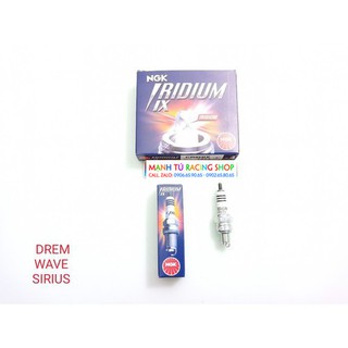bugi NGK IRIDIUM gắn xe wave drem sirius