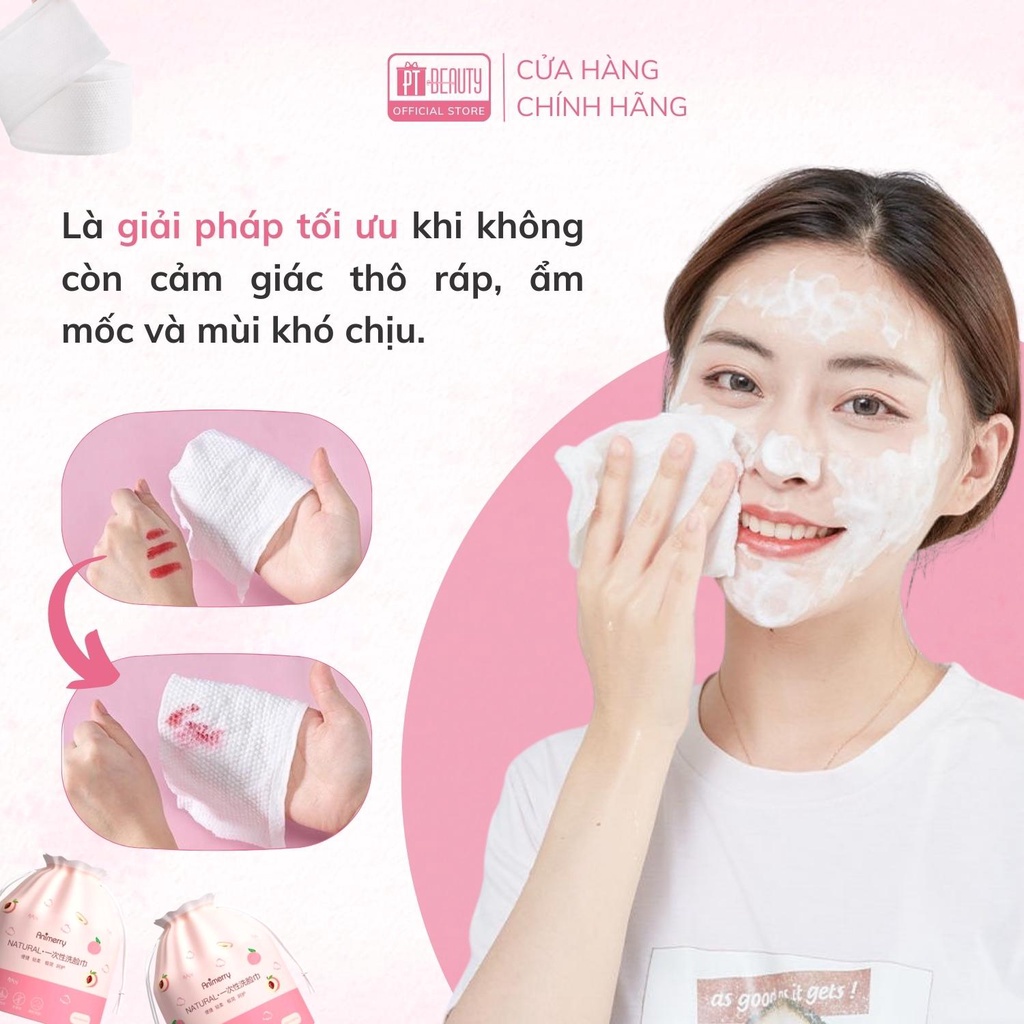 Khăn Mặt Khô Animerry 100% cotton dùng 1 lần