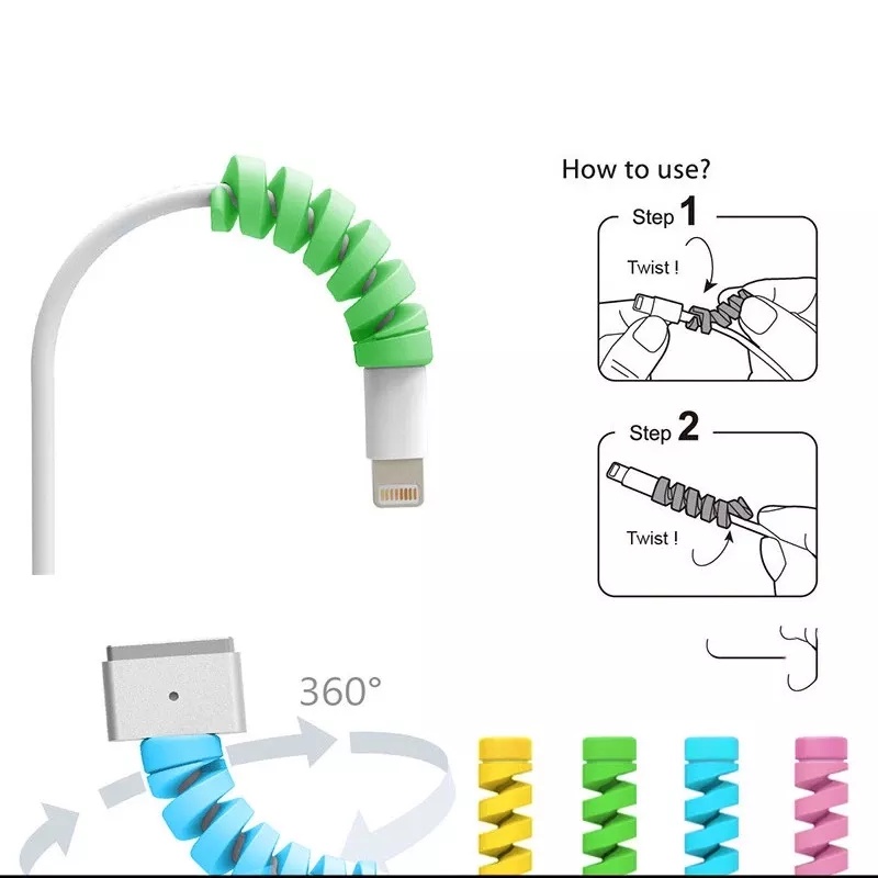Phụ Kiện Silicone Bảo Vệ Dây Cáp Sạc