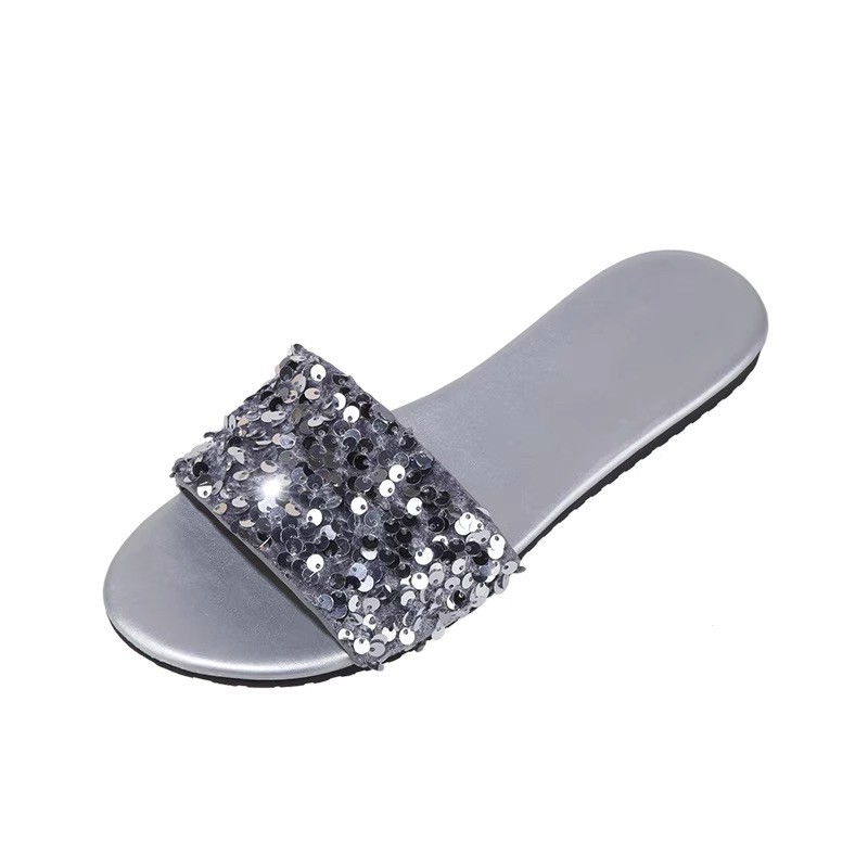 (ORDER) Dép lê bản to đính kim sa blingbling BIG SIZE 35-43