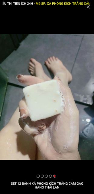 Xà phòng tắm trắng cám gạo Thái lan (1 bánh) | BigBuy360 - bigbuy360.vn