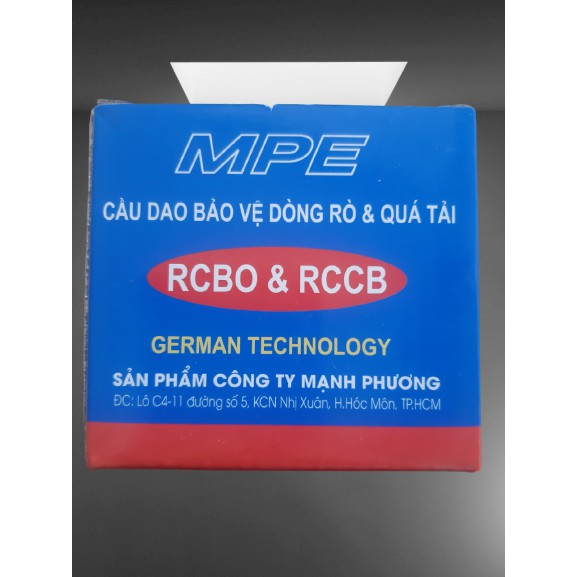 CB chống giật - aptomat chống giật MPE Loại 2 pha (25A và 32A) - giảm giá