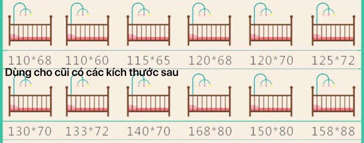 Màn kèm khung dành cho cũi, giường và nôi bé