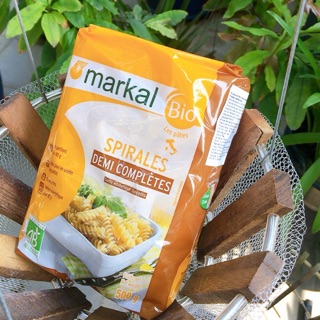 Mì xoắn bán lứt hữu cơ Markal 500g