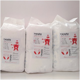 [Tả Hipgig Xuất Khẩu] 100 miếng tã - bỉm quần trần Hipgig xuất châu âu size XL XXL XXXL