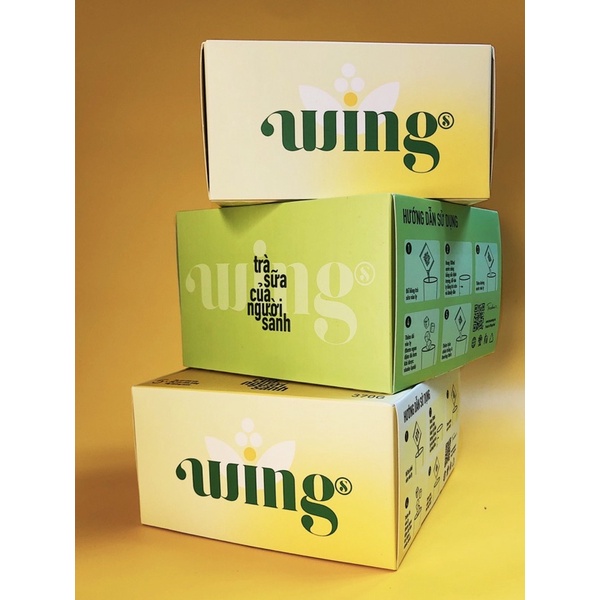 [Mã GROXUAN1 giảm 8% đơn 150K] Trà Nhài Sữa Trân Châu Trắng Wings đóng hộp 5 set (Tự pha tại nhà theo hướng dẫn) | BigBuy360 - bigbuy360.vn