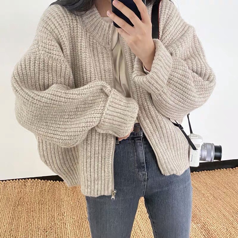 ÁO KHOÁC LEN KÉO KHOÁ