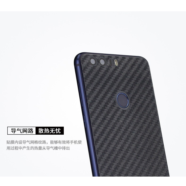 Huawei Nova 2/2s/2Plus/3/3i/3E Miếng dán sợi carbon cao cấp cho mặt sau điện thoại