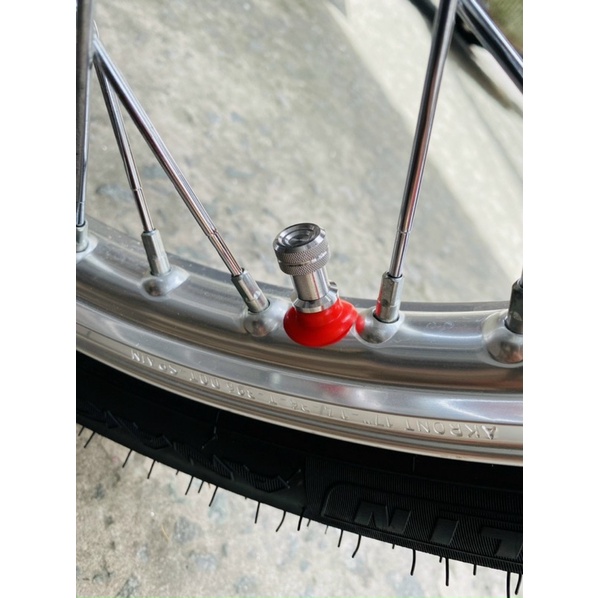 Nắp Van Vòi Bơm Xe Salaya Gắn Nhiều Dòng Xe Chuẩn Inox304 Siêu Bóng Nét