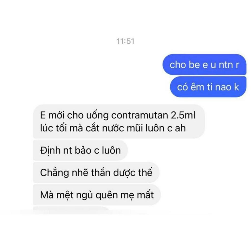 Siro cảm cúm cảm lạnh viêm hô hấp 5 in 1 Contramutan Nội địa Đức