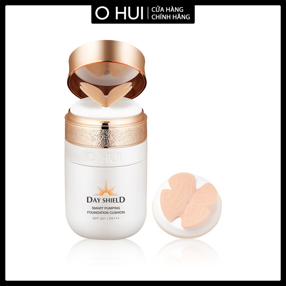 Phấn nước chống nắng che khuyết điểm OHUI Day Shield Smart Pumping Foundation Cushion SPF50+ Pa+++ 30ml | BigBuy360 - bigbuy360.vn