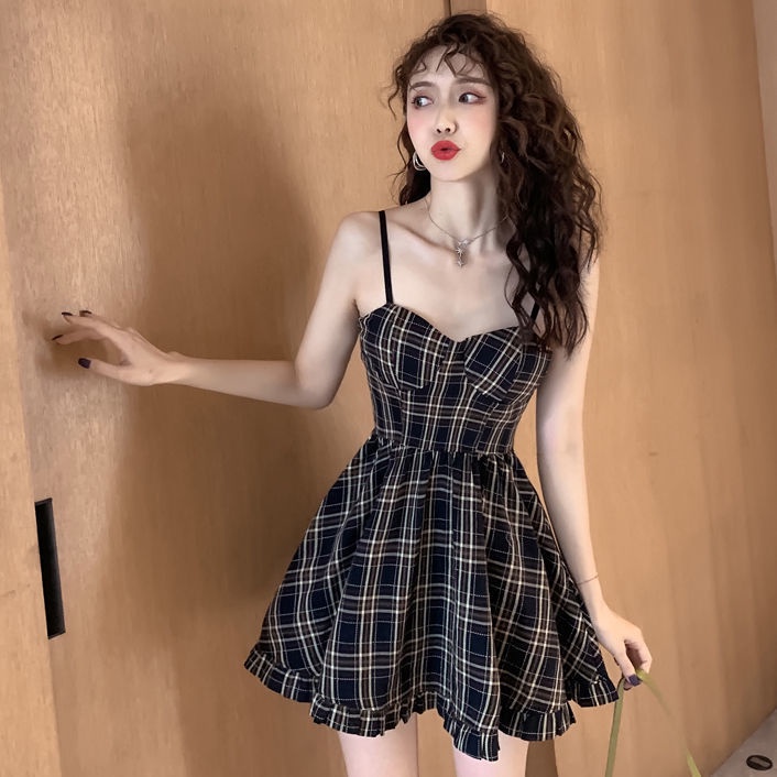 Đầm Hai Dây Mùa Hè Phong Cách Pháp Hàng Mới 2022 Cho Nữ