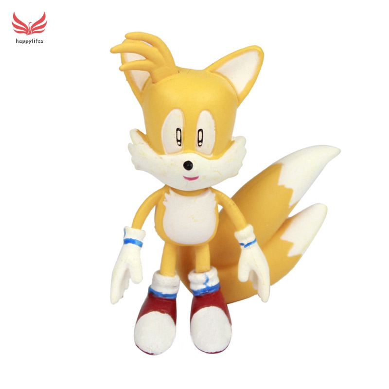 Bộ 3/ 6 mô hình nhân vật đồ chơi hoạt hình Sonic The Hedgehog đáng yêu