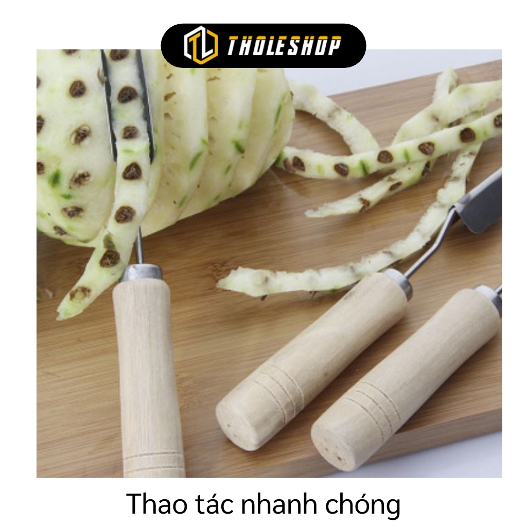 Dao Gọt Thơm - Dụng Cụ Gọt Mắt Thơm, Mắt Dứa Chữ V Siêu Nhanh, Tiết Kiệm Thời Gian 5816