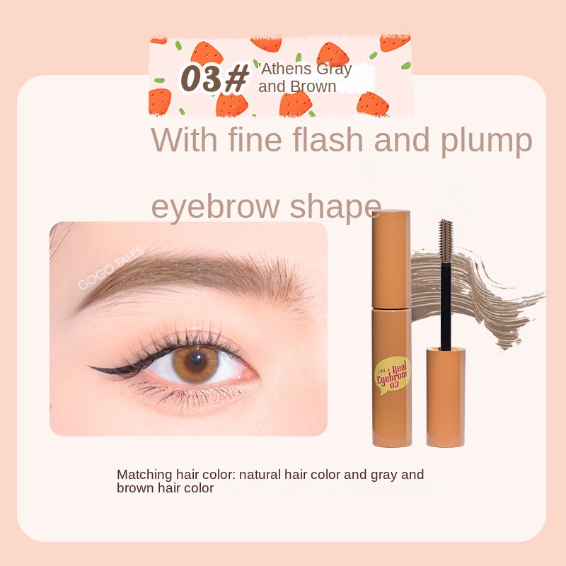 Kem Trang Điểm Lông Mày Gogotales 3D Tự Nhiên Lâu Trôi Chống Thấm Nước