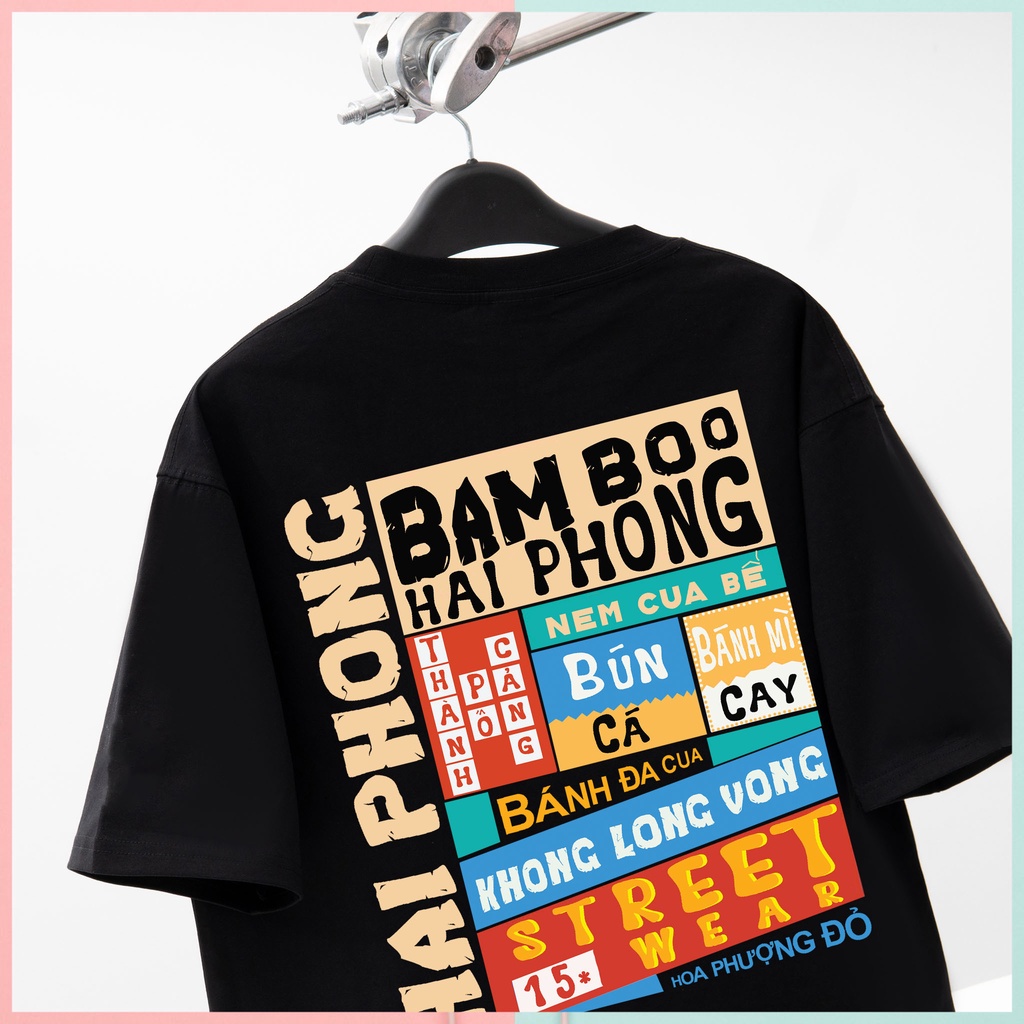 Áo Thun HẢI PHÒNG Bam Boo Áo Phông HẢI PHÒNG Unisex Form Rộng