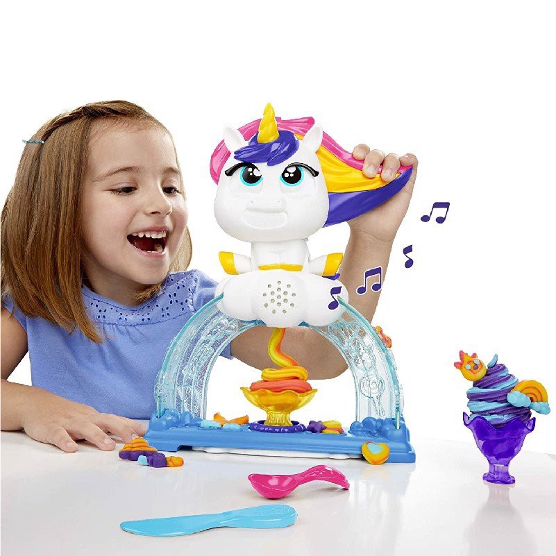 Đồ chơi đất nặn máy làm kem Unicorn kỳ diệu Play-doh E5376