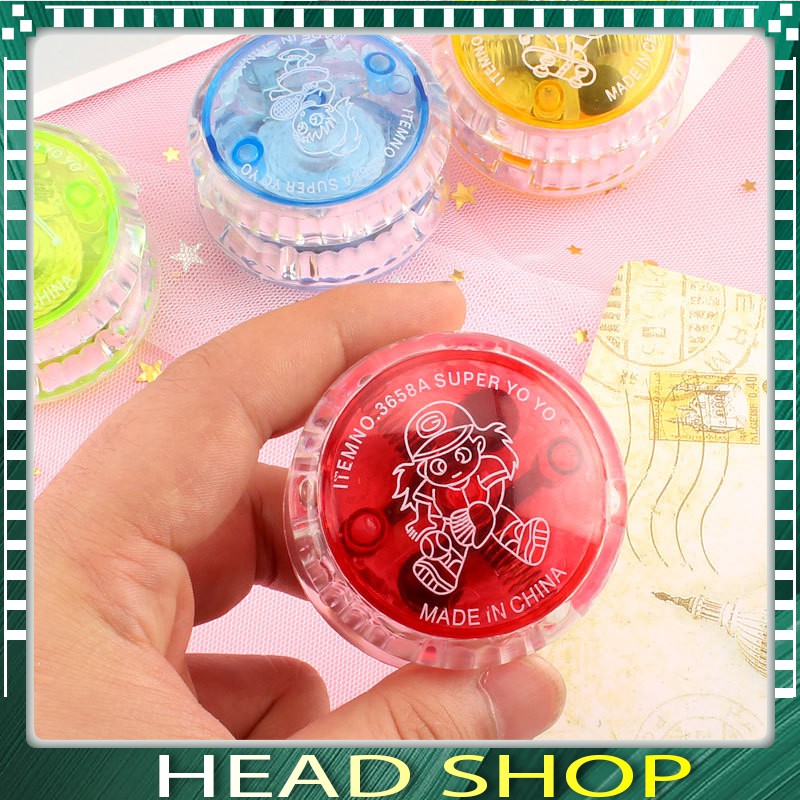 Đồ chơi yo-yo có đèn led làm quà tặng cho trẻ em, yoyo có đèn led siêu nhẹ chơi dễ dàng cho bé HEADSHOP