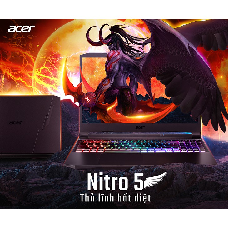 Laptop Acer Nitro 5 Eagle AN515-57-5831 NH.QDGSV.003 (Core i5-11400H | 8GB | 512GB | RTX 3060 6GB | 15.6 inch FHD|Win10