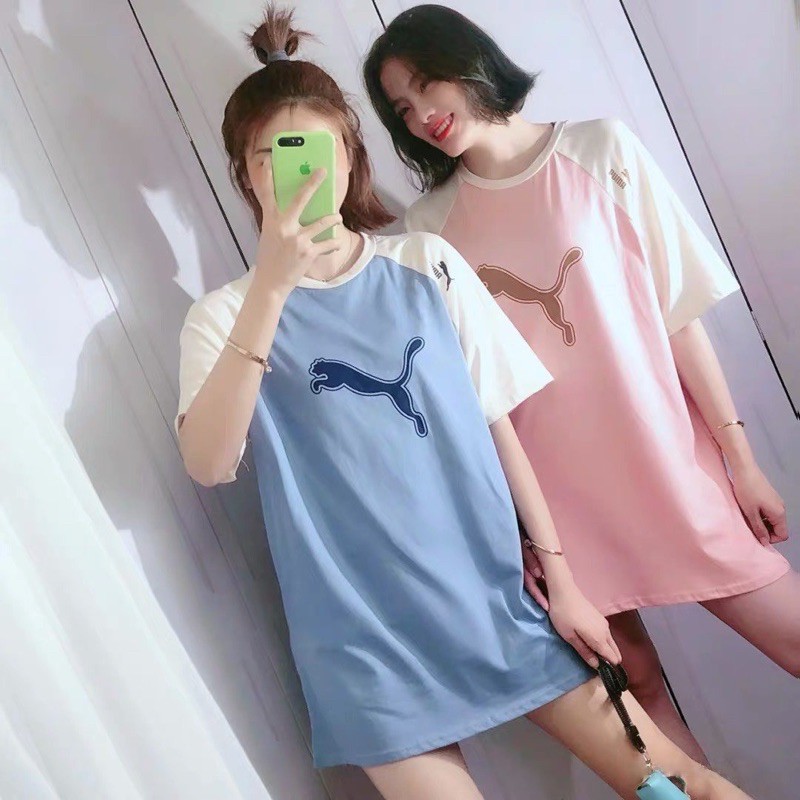 Áo phông phối 2 màu