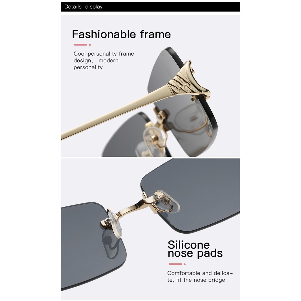 Kính Mát Gọng Kim Loại Phong Cách Retro Cho Nam Và Nữ