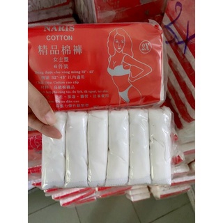 Chuyên sỉ 1 cây quần lót giấy cotton ( 10 gói 60 cái) có đến size 70 kg