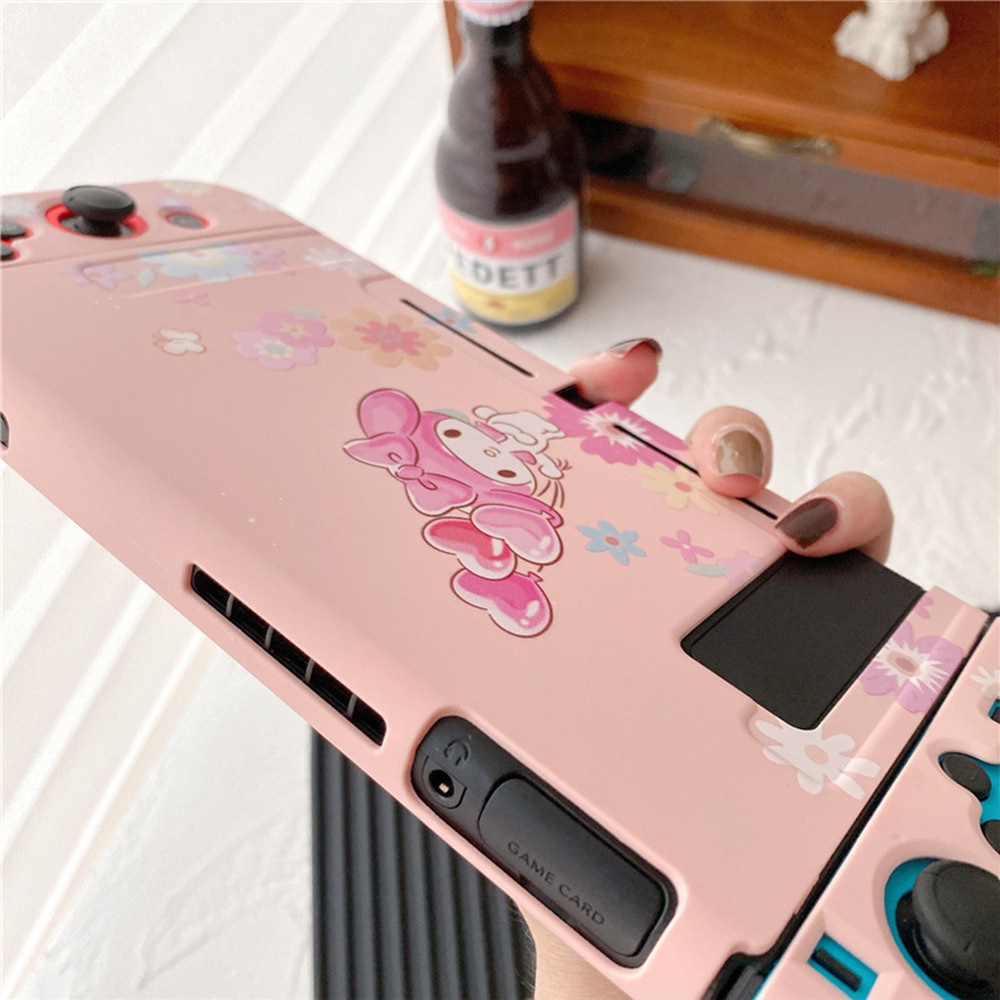 Ốp TPU Chống Trượt Họa Tiết Hoạt Hình Dễ Thương Cho Nintendo Switch Joy Con