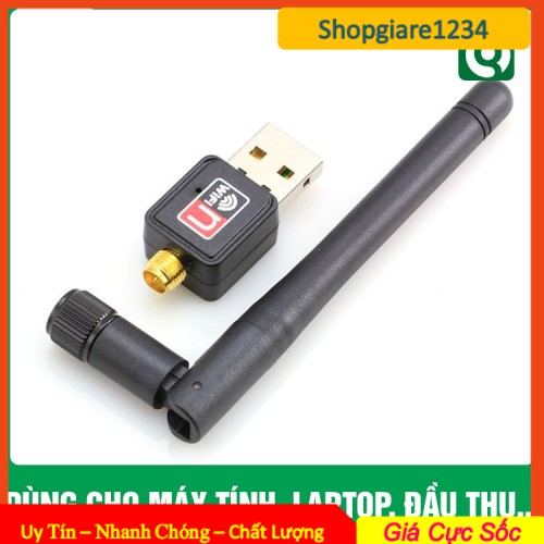 802.11N - Usb Thu Wifi Có Ăng Ten (Chính hãng)