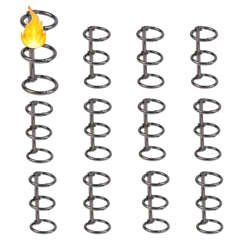 Set 12 khoen đóng gáy 3 vòng đường kính trong 20mm tiện dụng làm sách/sổ tay