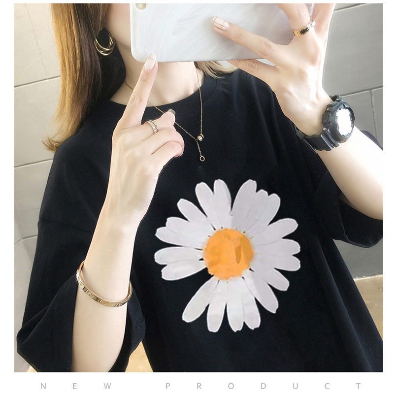 NRVP Áo thun tay ngắn dáng suông thời trang mùa hè 2020 cho nữ