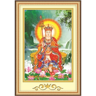 Tranh Đính Đá ABC 3D Địa Tạng Vương Bồ Tát DF2939 (KHÁCH TỰ ĐÍNH) KT:50X70CM