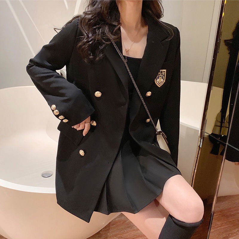 Áo vest đen huy hiệu | BigBuy360 - bigbuy360.vn