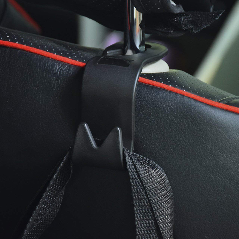 Set 2 móc treo đồ gắn sau ghế xe ô tô tiện lợi