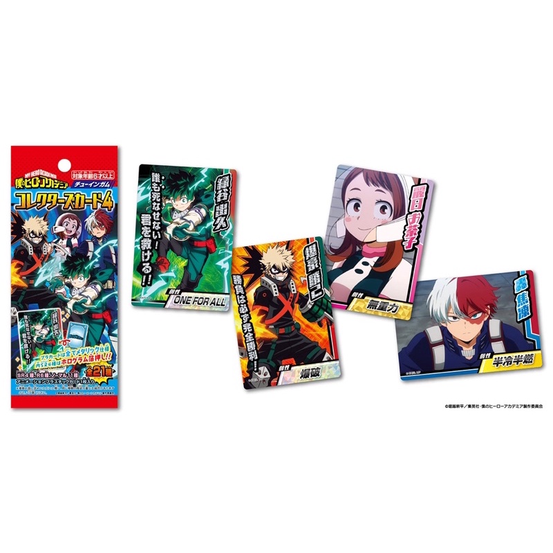 『Sẵn』Pack random/ thẻ nhân vật - metal collector's 4 - My Hero Academia