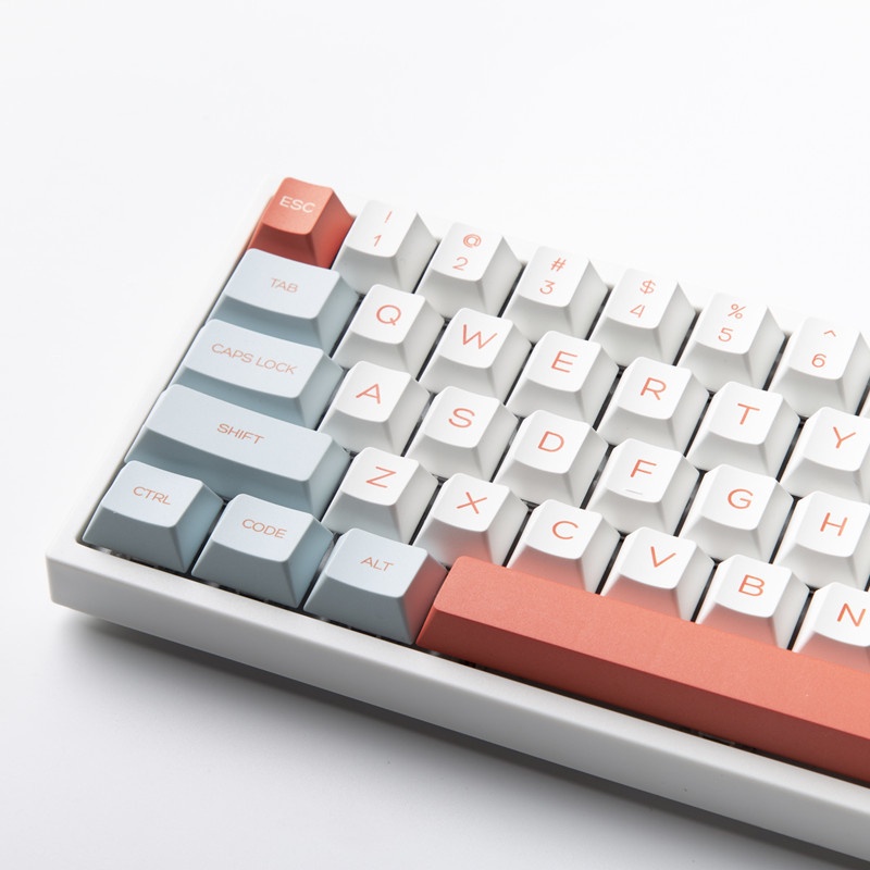 Keycap cá hồi Cherry Profile đơn giản PBT Dye thăng hoa bàn phím cơ học keycap 141 phím