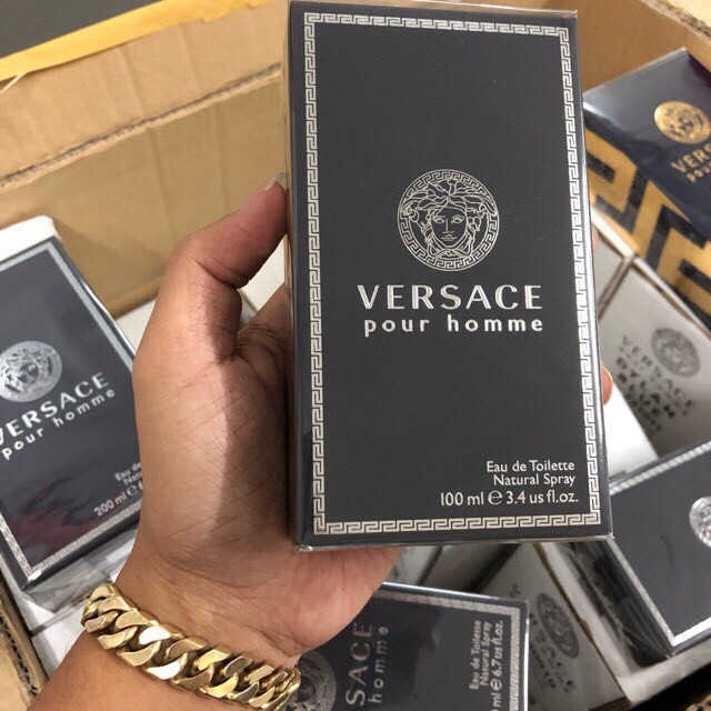 [CHÍNH HÃNG]  Nước Hoa Versace Pour Homme (EDT) For Men 100ml