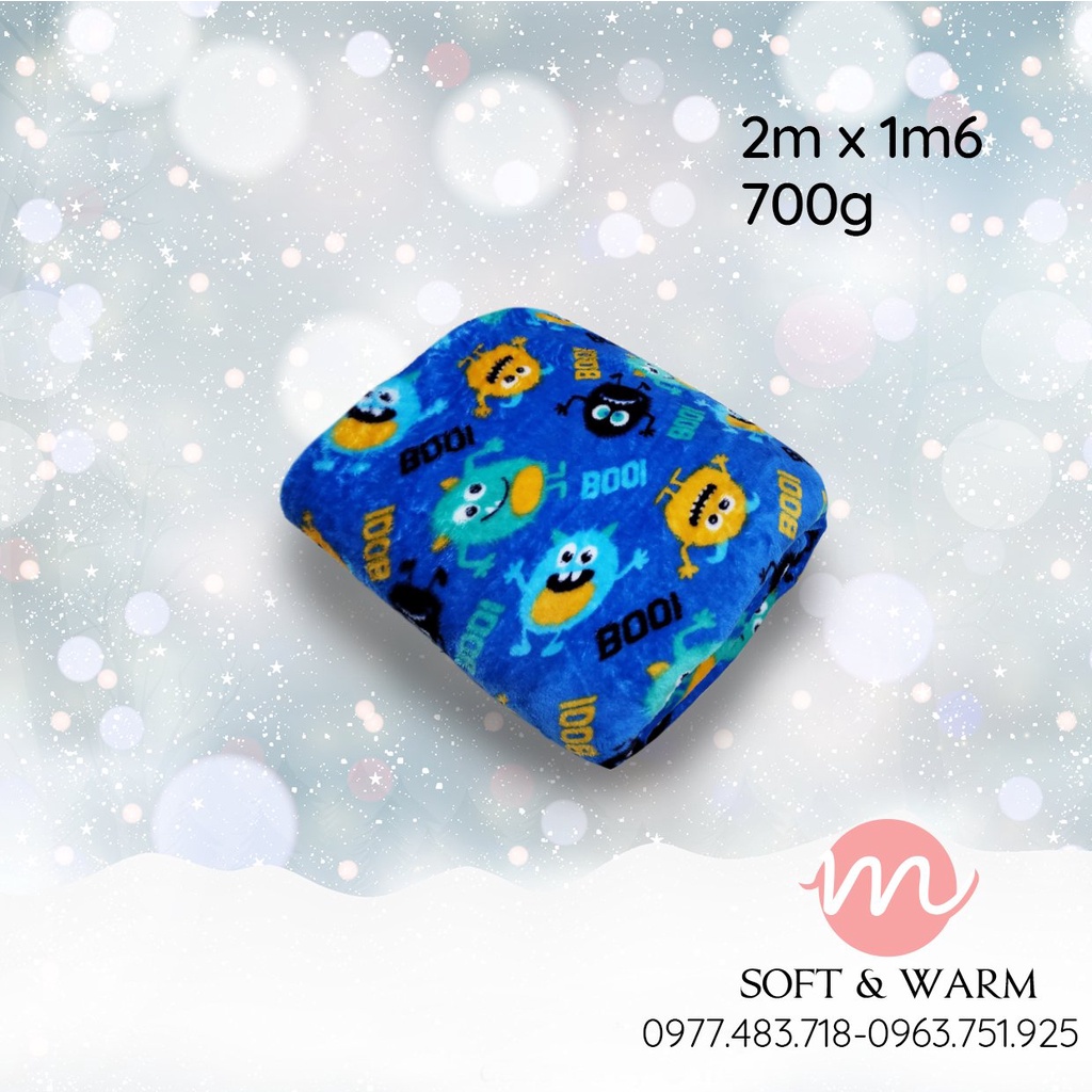 CHĂN VĂN PHÒNG, TRẺ EM  Chăn lông cừu size lớn 2m2x2m