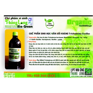 Chế phẩm vi sinh nấm trichoderma dạng lỏng